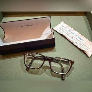 WARBY PARKER WELTY TORTOISE Frames w/ Case & Cloth Low Bridge Fit men’s women’s